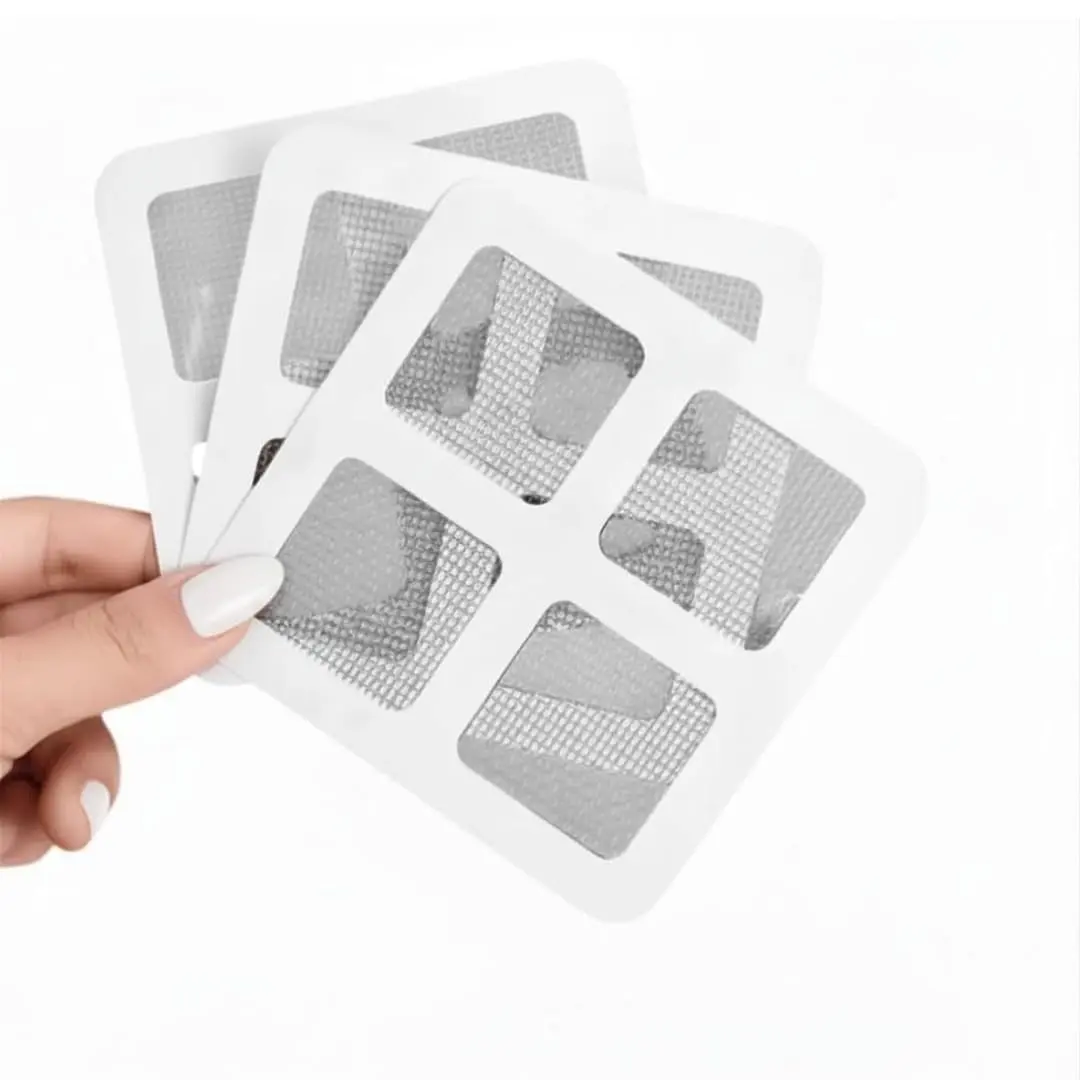 Kit 10 Telas Adesivas Anti Insetos para Ralo 10x10cm Descartáveis | Proteção prática sem obra, ferramentas ou instalação profissional