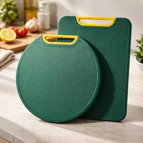 Tábua De Corte Antibacteriana À Prova De Mofo 35cm Com Suporte Em Pé Para Cozinha - 1