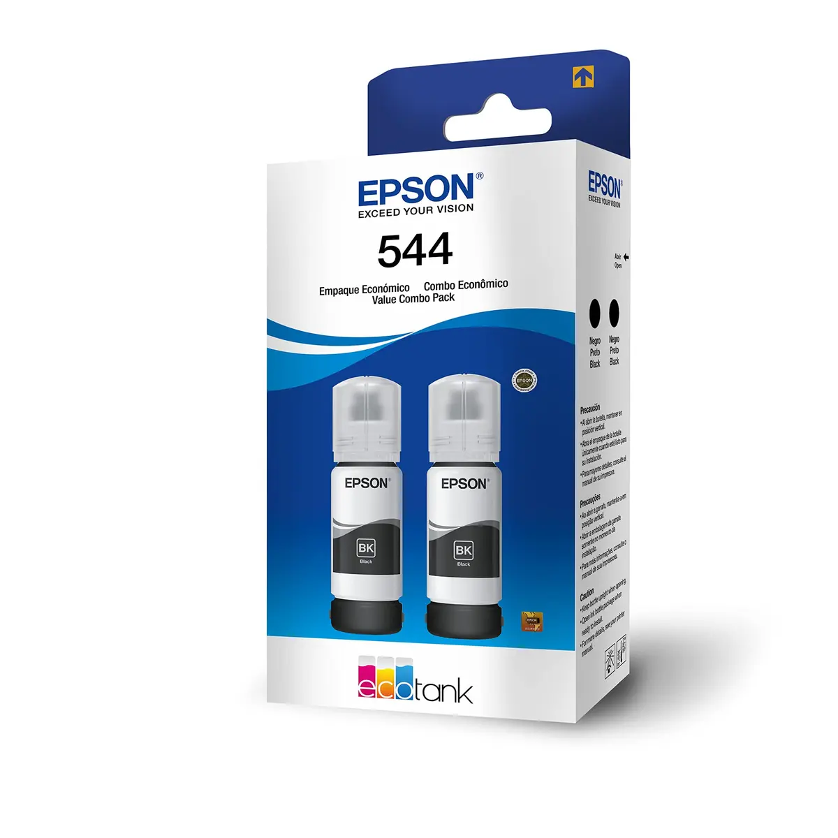 EPSON Kit de garrafas de tintas originais - 2 garrafas pretas T544,T544120-2P - 1