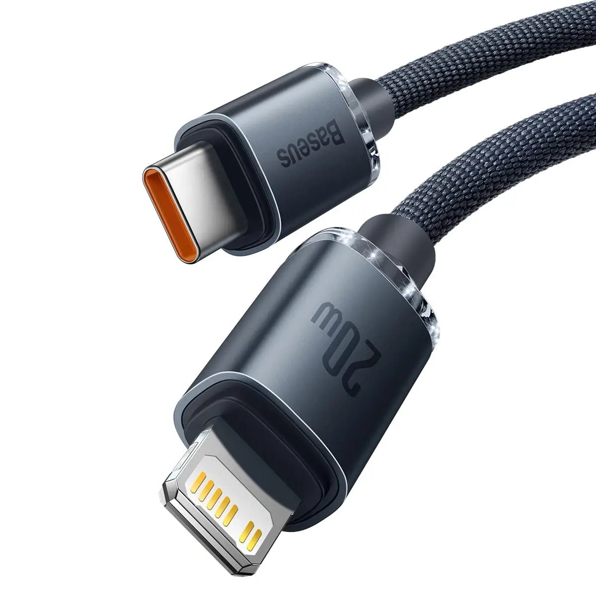 Cabo Lightning Usb-c (type-c) Pd 20w 2m Baseus Compatível com iPhone iPad - 1