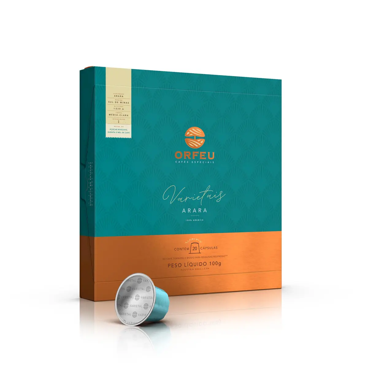 Cápsulas Orfeu Arara, Compatíveis Nespresso®* 20 Unidades