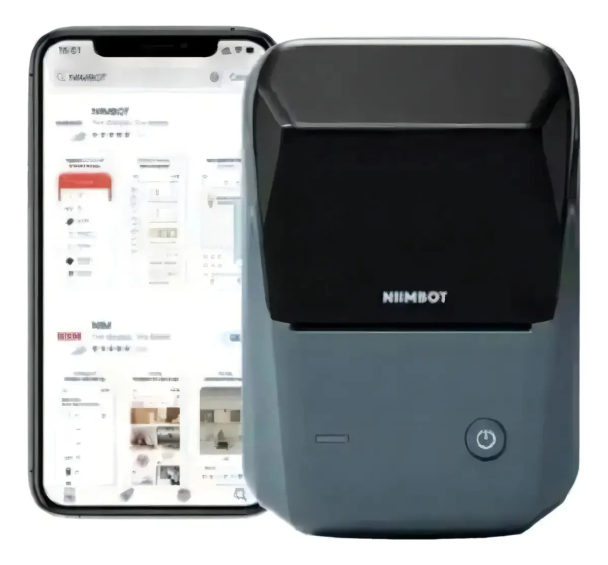 Mini Impressora de Etiquetas Niimbot B1 Cinza Bluetooth