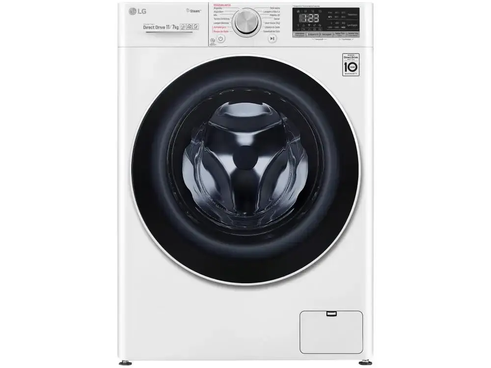 Lava e Seca LG 11kg VC4 Motor Inverter Smart com Inteligência Artificial Água Quente e Fria Branco - 1