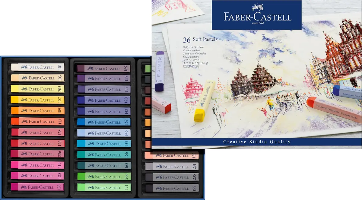 CS GOLDFABER GIZ PAST. SC.LONGO 36 CORES, Faber-Castell, 128336, Mulicor, 36 cores - 1