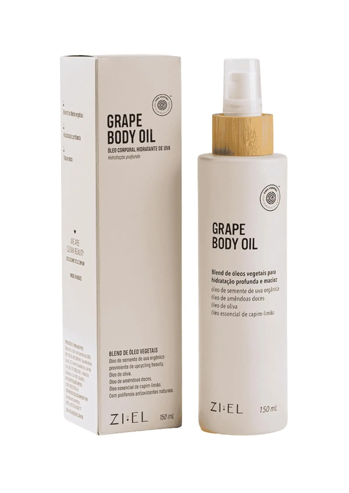 Óleo Corporal 150ml - Grape Body Oil - Ziel - 1