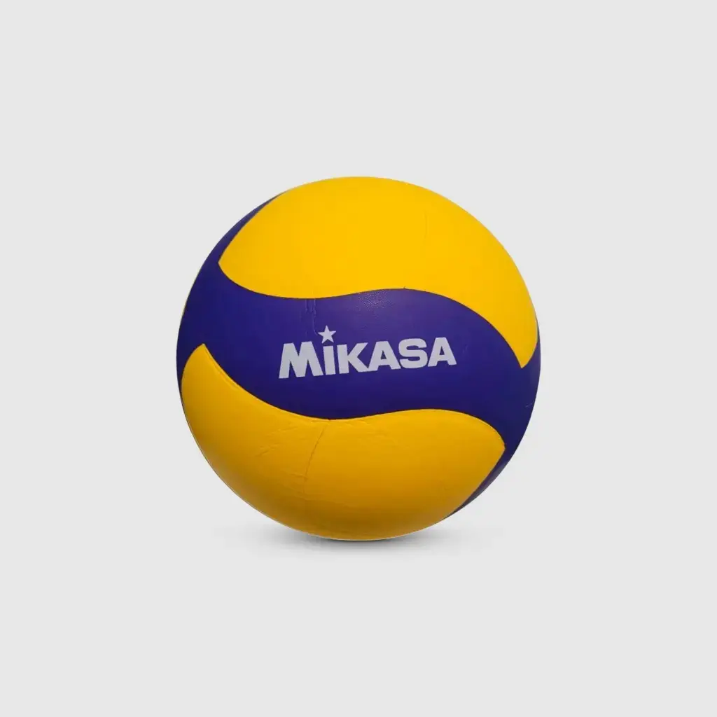 Bola de vôlei de Quadra V335W Feita de material Sintético Laminado Tamanho 5 cor Branco Amarelo E Azul MIKASA - 1