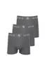 Kit 3 Cuecas Boxer Polo Wear Cinza Médio - 1
