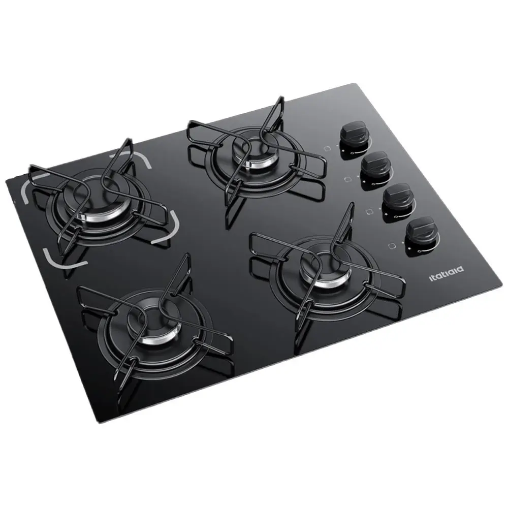 Fogão Cooktop 4 Bocas Bivolt Itatiaia Essencial Preto - 1