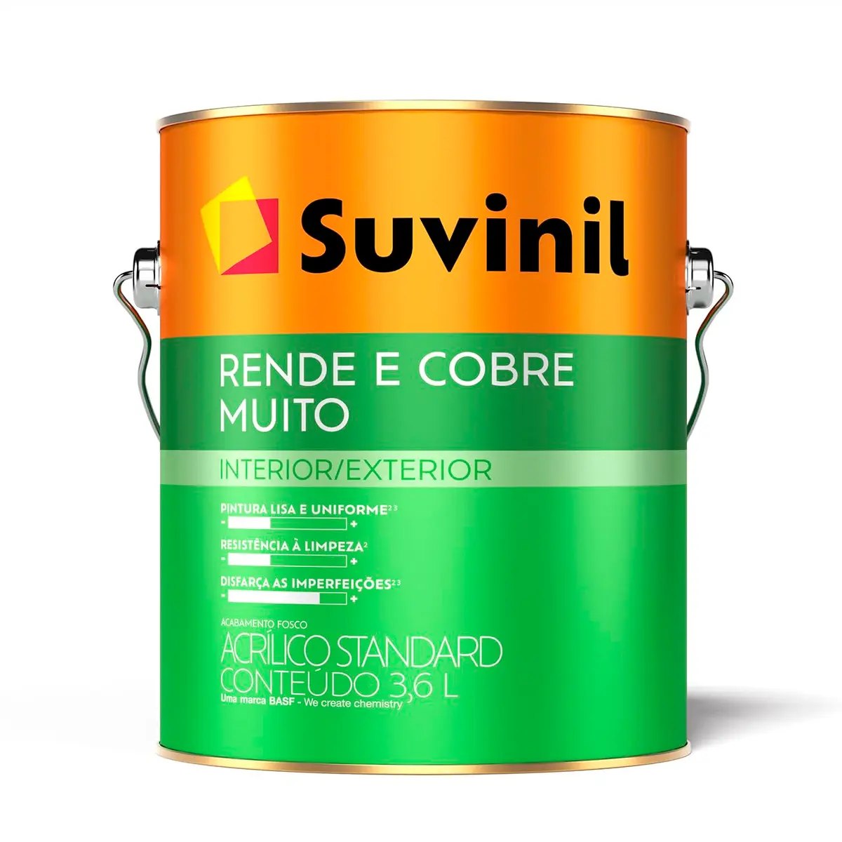 Tinta Suvinil Rende E Cobre Muito Palha 3,6L