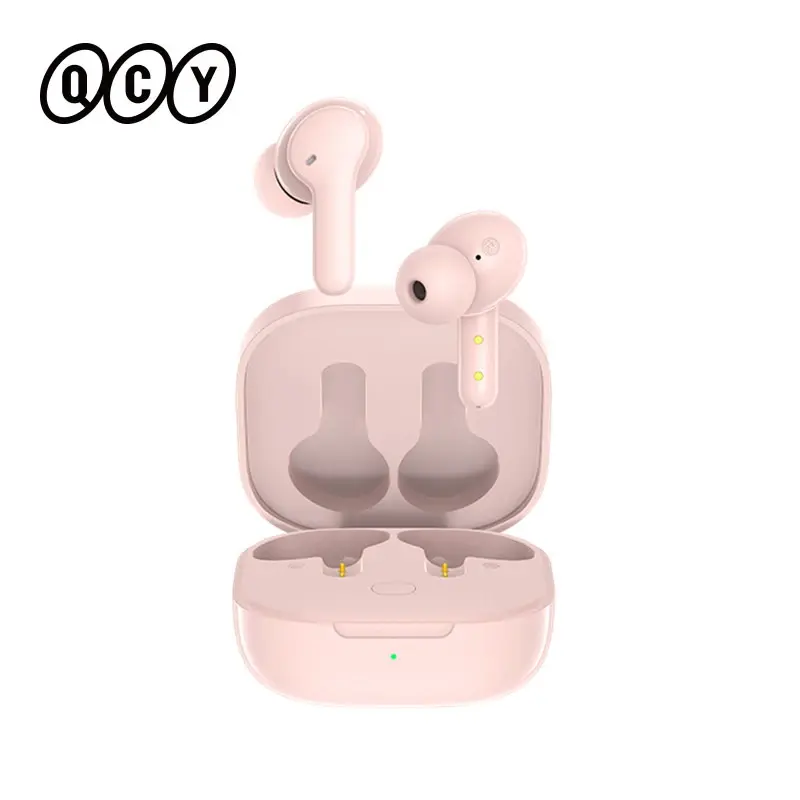 Qcy t13 verdadeiro sem fio fones de ouvido bluetooth 5.1 drivers 7.2mm com graves grandes 40h longo playtime carga rápida resistente à água - 1