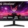 Monitor Gamer LG UltraGear 24”IPS Full HD 180Hz 1ms (GtG) NVIDIA G-SYNC AMD FreeSync HDR10 sRGB 99% HDMI DisplayPort, Preto- 24GS60F