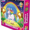Quebra Cabeça Unicórnio 100 Pçs Menina Crianças Brinquedos - 1