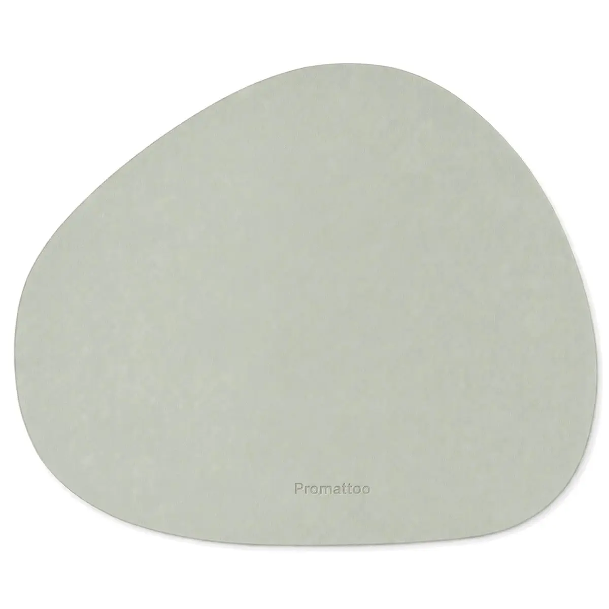 Mouse Pad em Couro Sintético, Antiderrapante, Lavável e Resistente à Água | 22 x 18 cm, 2 mm, superfície suave, fácil de limpar, para home office, estudo, computador e gaming, Verde Matcha