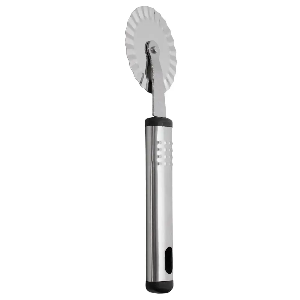 Mimo Style Cortador Com Molde Redondo para Massas, Cabo Inox, Perfeito para Moldar e Cortar Suas Receita, Produto Pequeno, Leve e Fácil de Manusear, Mede 18,5cm e pesa 50 Gramas