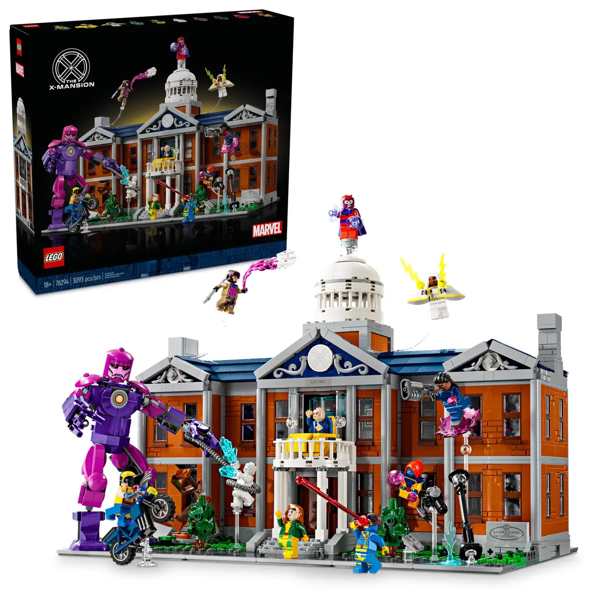 LEGO Super Heroes Marvel X-Men: A Mansão X 76294 (3.093 Peças)