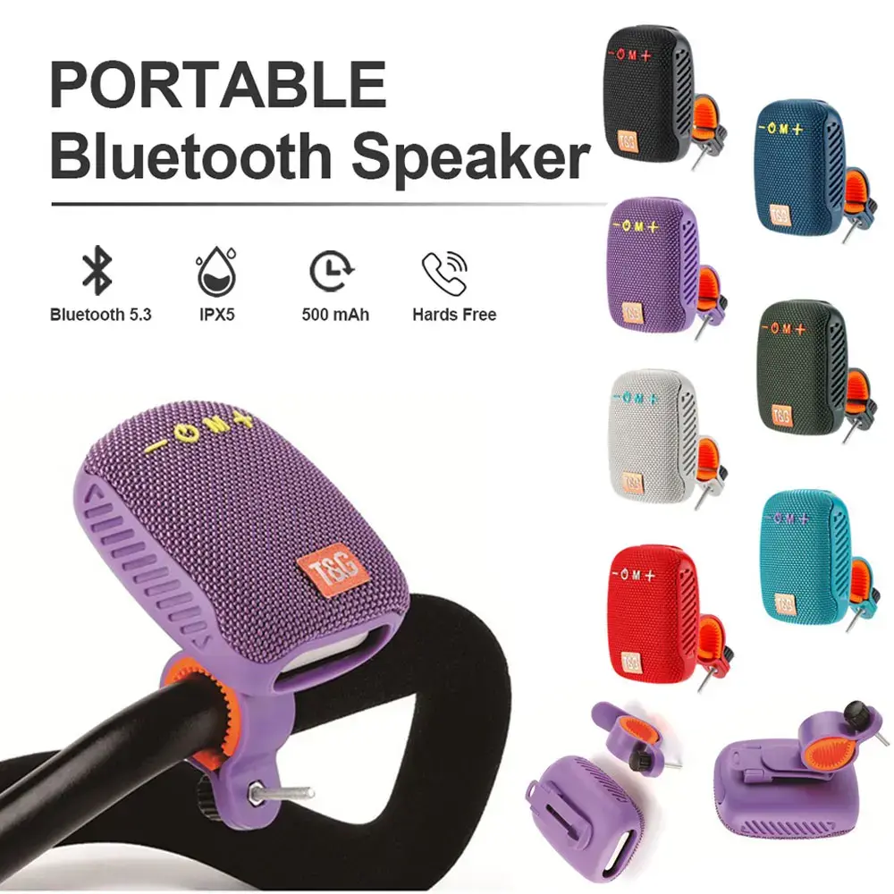 Tg392 bicicleta ao ar livre alto-falante bluetooth portátil sem fio caixa de som recarregável guiador alto-falante à prova dwaterproof água bluetooth