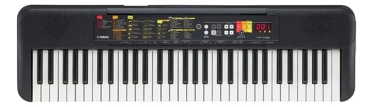 Teclado Musical Yamaha Psr-f52 61 Teclas 136 Sons 158 Ritmos Cor Preto - 1