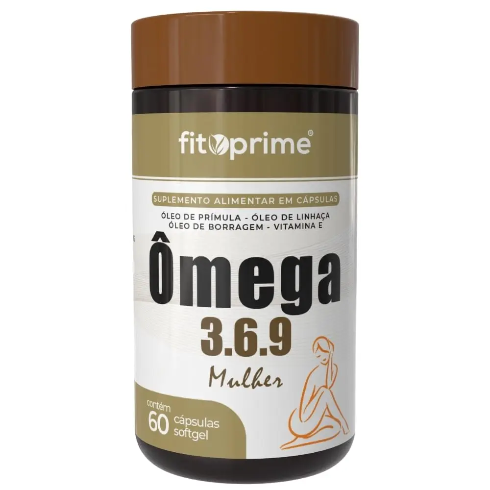 Ômega 3.6.9 Mulher - Prímula, Linhaça e Borragem 60 Cápsulas - 1