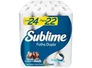Papel Higiênico Duplo Sublime 24 Rolos 30m - 1