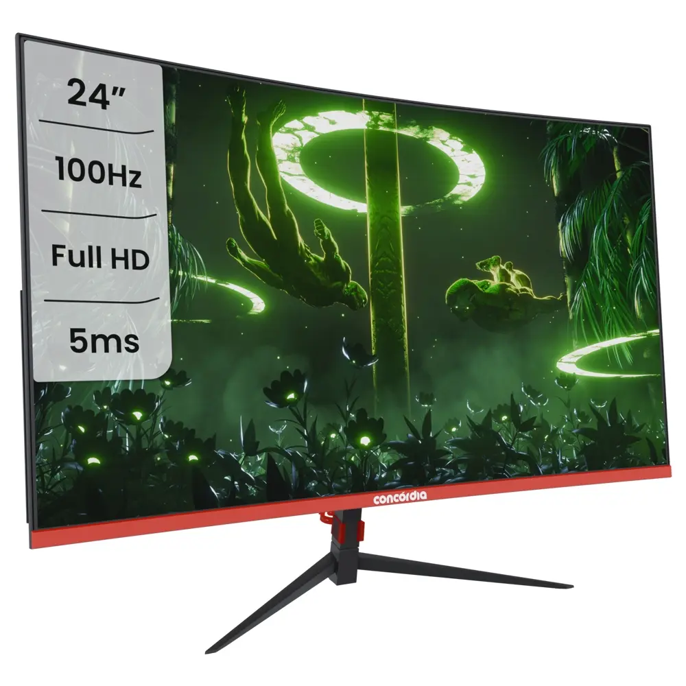 Monitor Gamer Curvo CZ238F Concórdia 23.8" 100hz LED Full HD HDMI VGA SRGB 99%
