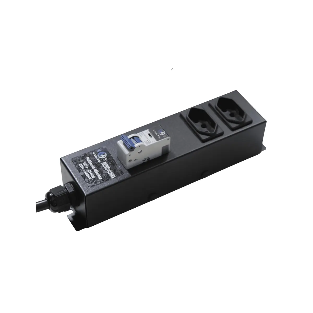Filtro de Linha 2 Tomadas Gabinete Metalico