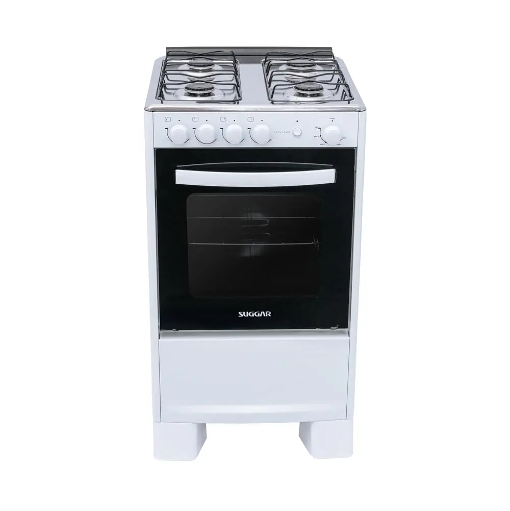 Fogão Suggar Cook Start Mesa Inox 4 Bocas Fgics420br Branco Bivolt