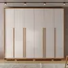 Guarda-roupa Casal 6 Portas 6 Gavetas Frisado 100% MDF