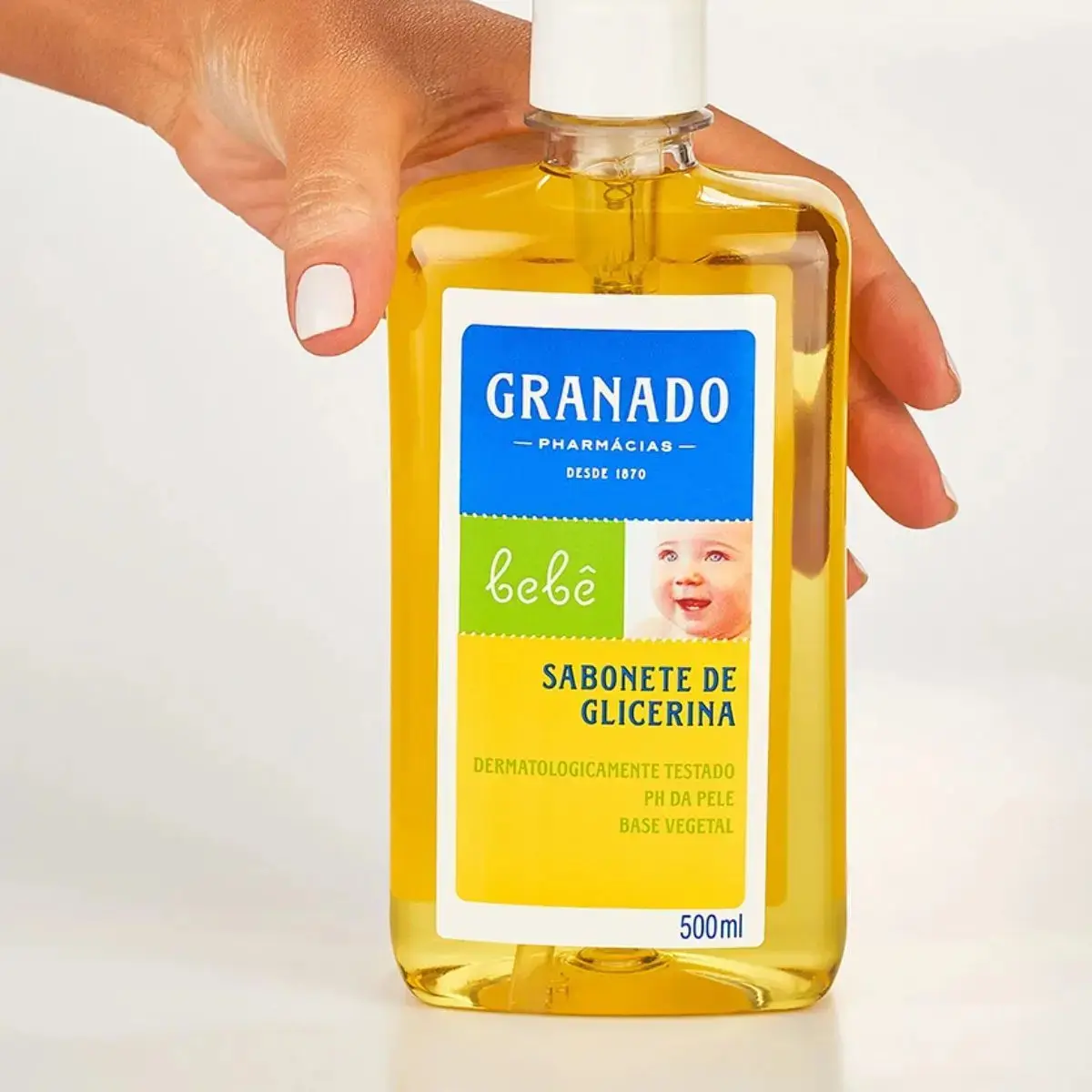 Granado Sabonete Líquido Glicerina Bebê Tradicional 500 ml thumbnail 2