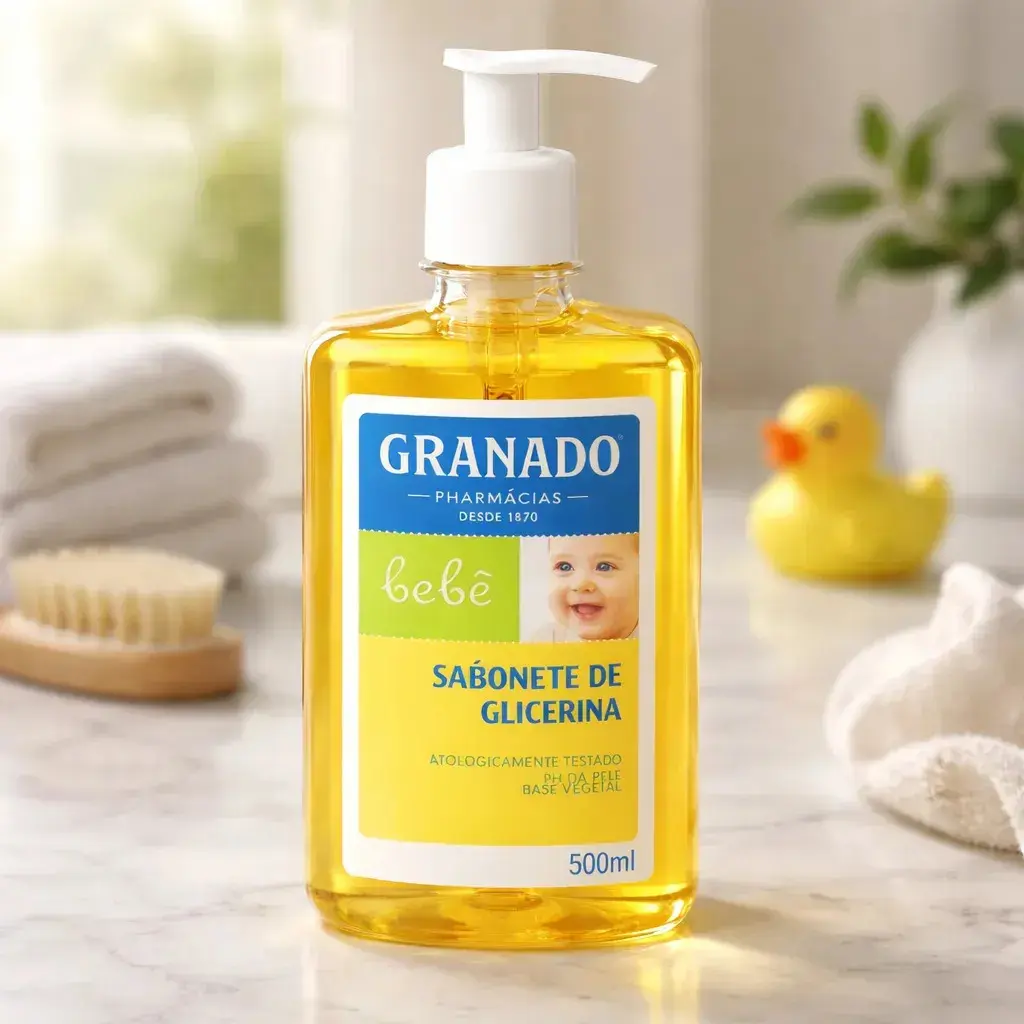 Granado Sabonete Líquido Glicerina Bebê Tradicional 500 ml thumbnail 6