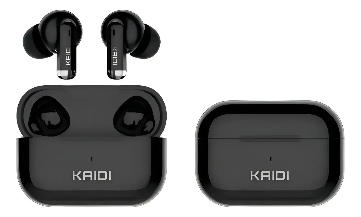 Fone Bluetooth 5.4 Sem Fio Tws Kaidi Kd780 Graves Potentes Preto - 1