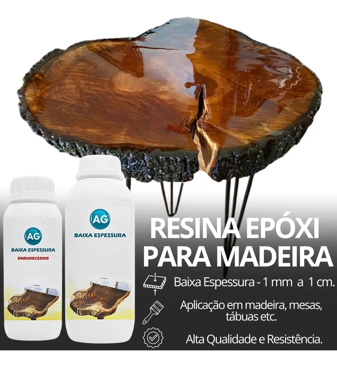 Resina Epoxi Baixa Espessura Baixa Viscosidade Ag 300g thumbnail 10