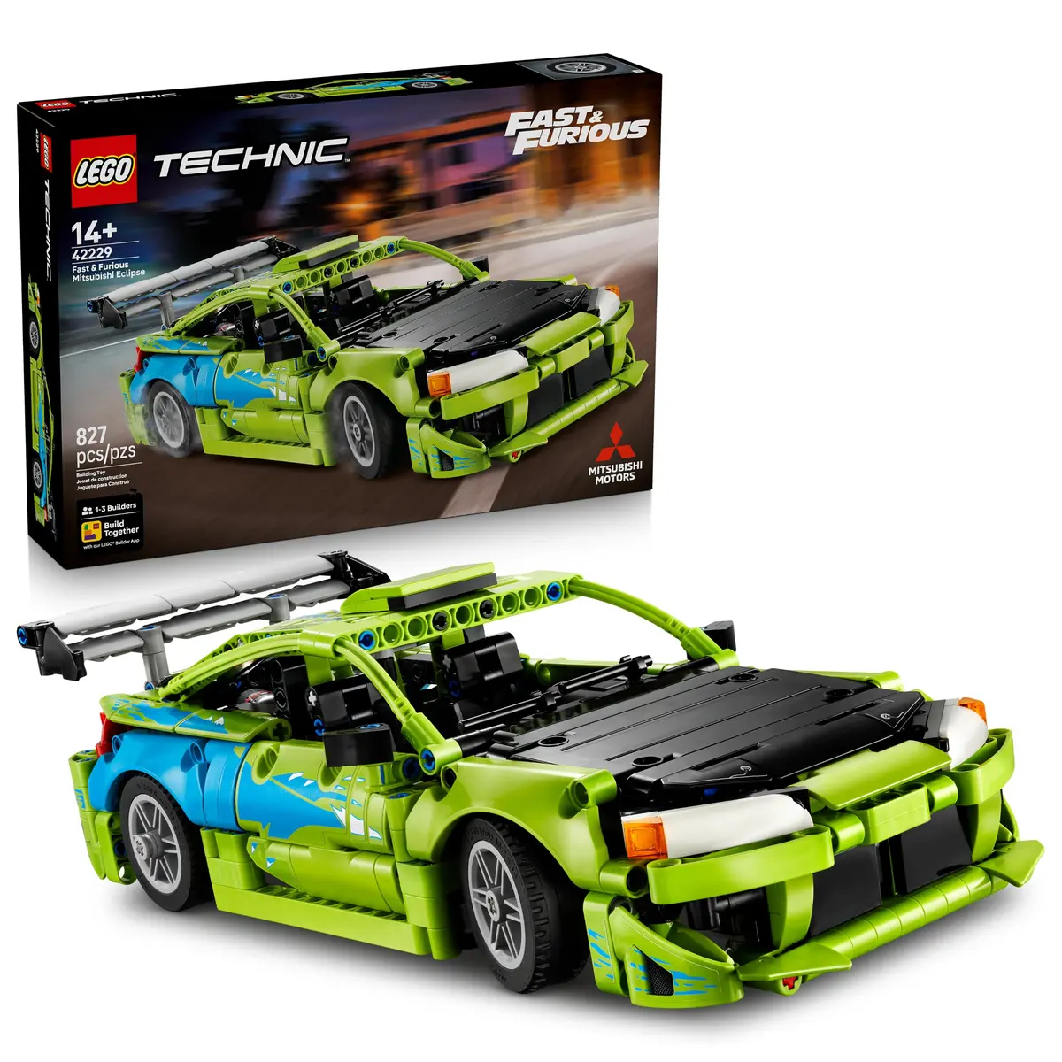LEGO Technic Carro Fast and Furious Mitsubishi Eclipse 42229 - 1