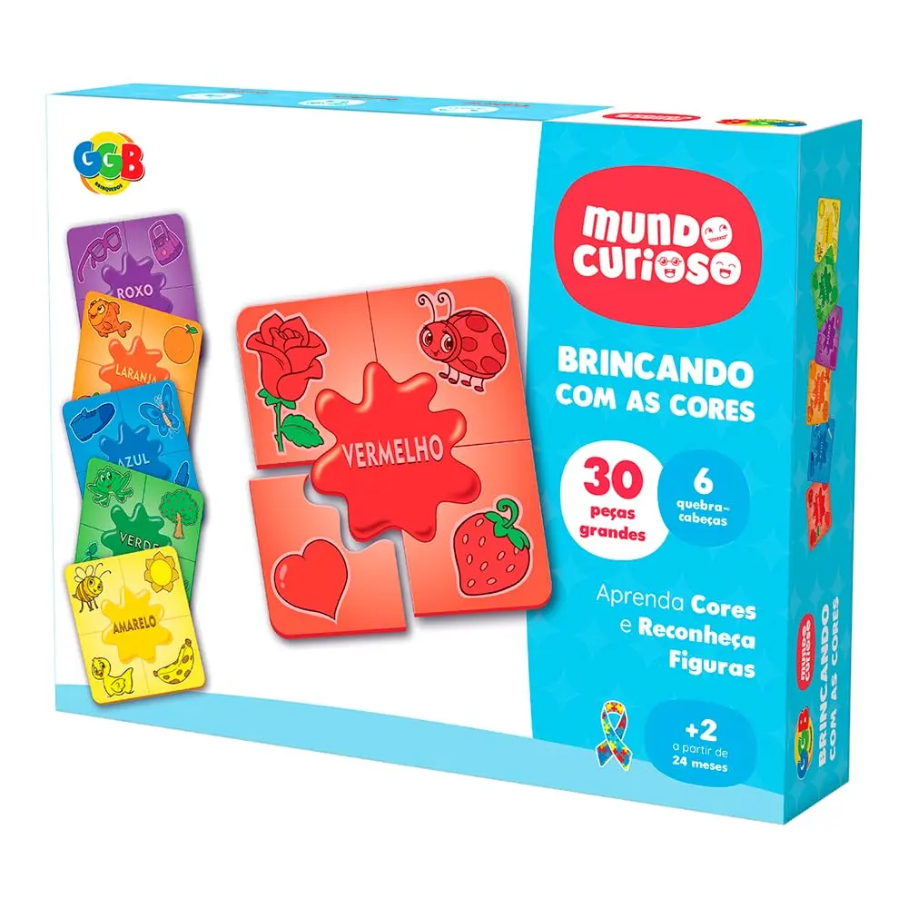 GGB Jogo Infantil Brincando com as Cores