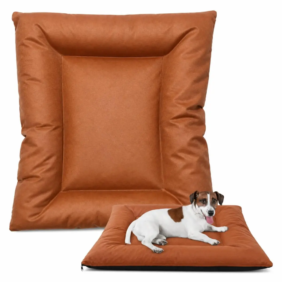 Colchonete Pet Suede Impermeável Lavável Cachorro e Gato TERRACOTA GRANDE | Lavável, Tamanho Médio e Grande, Para Cães e Gatos, Material Suede, Impermeável - 1
