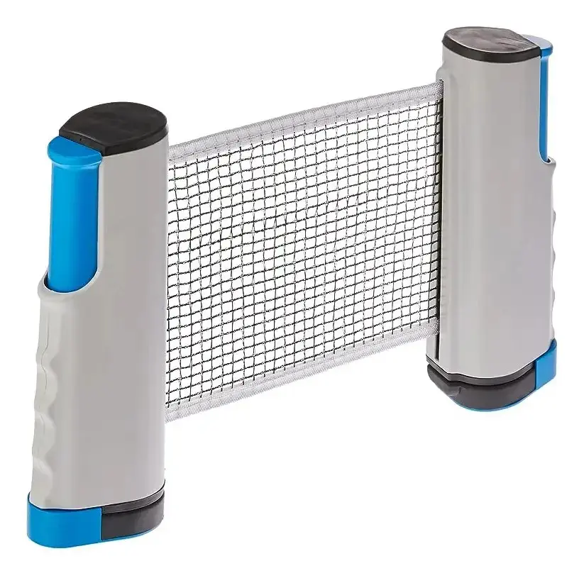 Rede P/ Ping Pong Tenis De Mesa Retratil Até 1,65m Universal Azul E Cinza