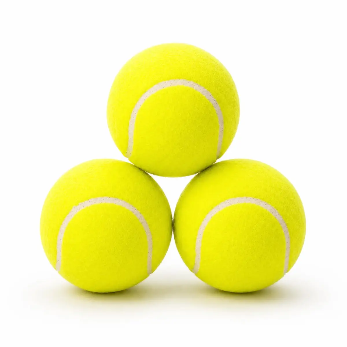 Kit 3 Bolas de Tênis para Treino e Recreação | Bolas Esportivas para Quadra, Lazer e Exercícios | Ideal para Esportes e Brincadeiras