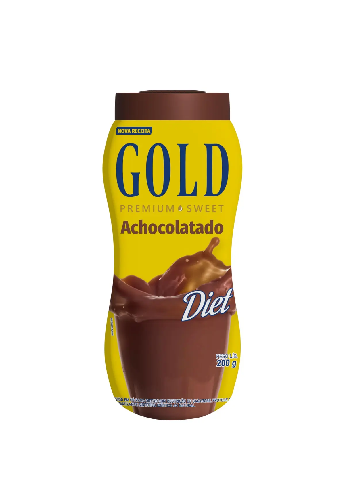 GOLD Achocolatado Em Po Pote 200G - 1