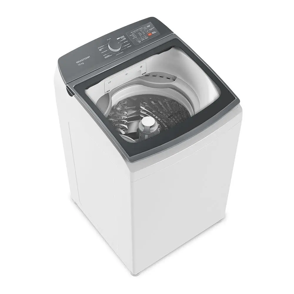 Máquina de Lavar Brastemp 18Kg Branca com Ciclo Tira Manchas Advanced e Ciclo Antibolinhas - BWF18AB - 220v - 1
