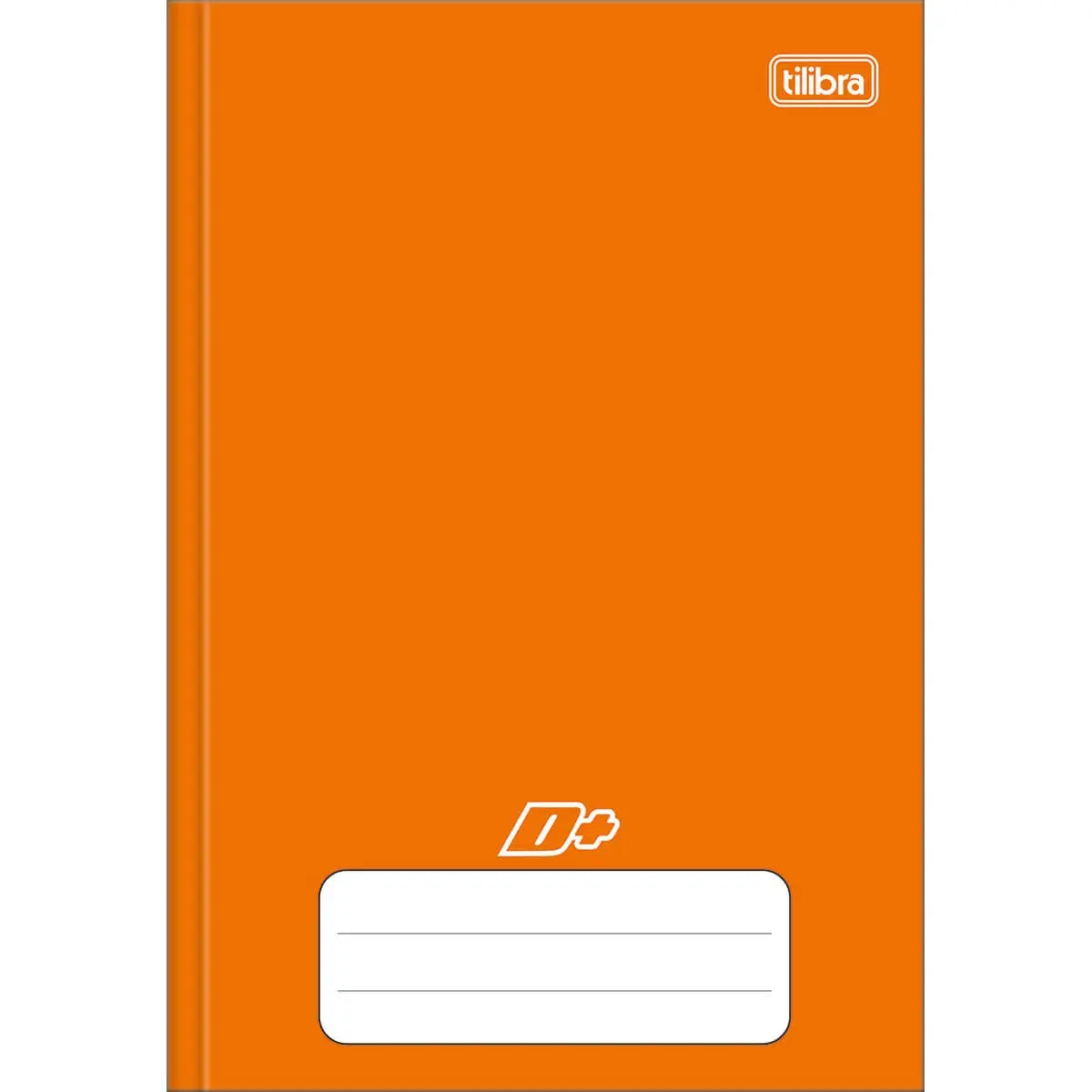 Tilibra - Caderno Brochura Capa Dura 1/4 140mm x 200mm D+ Laranja 96 Folhas