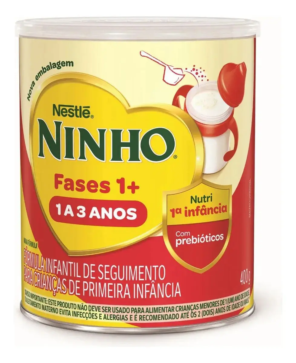 Fórmula Infantil de Primeira Infancia Ninho Fases 1 a 3 Anos 400g