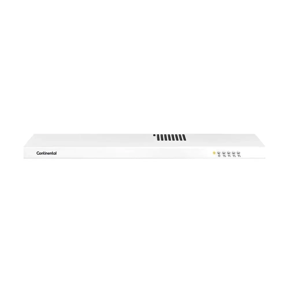 Continental Depurador de Ar DC80B de Parede Branco 80 cm com Filtro Metálico Lavável e 3 Velocidades 175 m³/h 110W