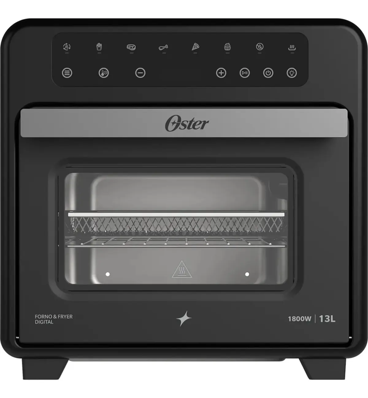 Forno e Fryer 13L Digital Pro Oster, preto, OFOR170, 127V - 1