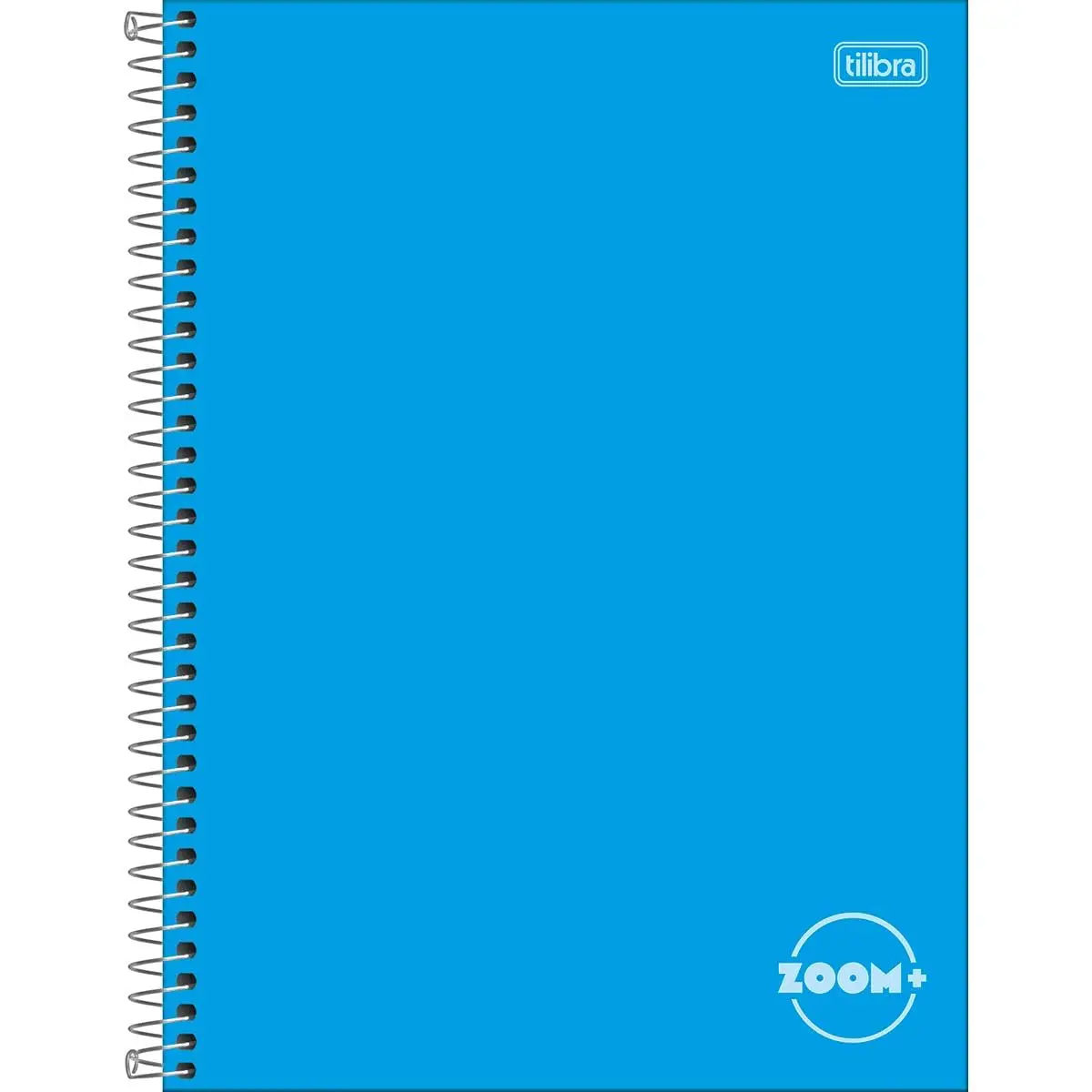 Tilibra - Caderno Espiral Capa Dura Universitário 1 Matéria Zoom+ Azul 96 Folhas