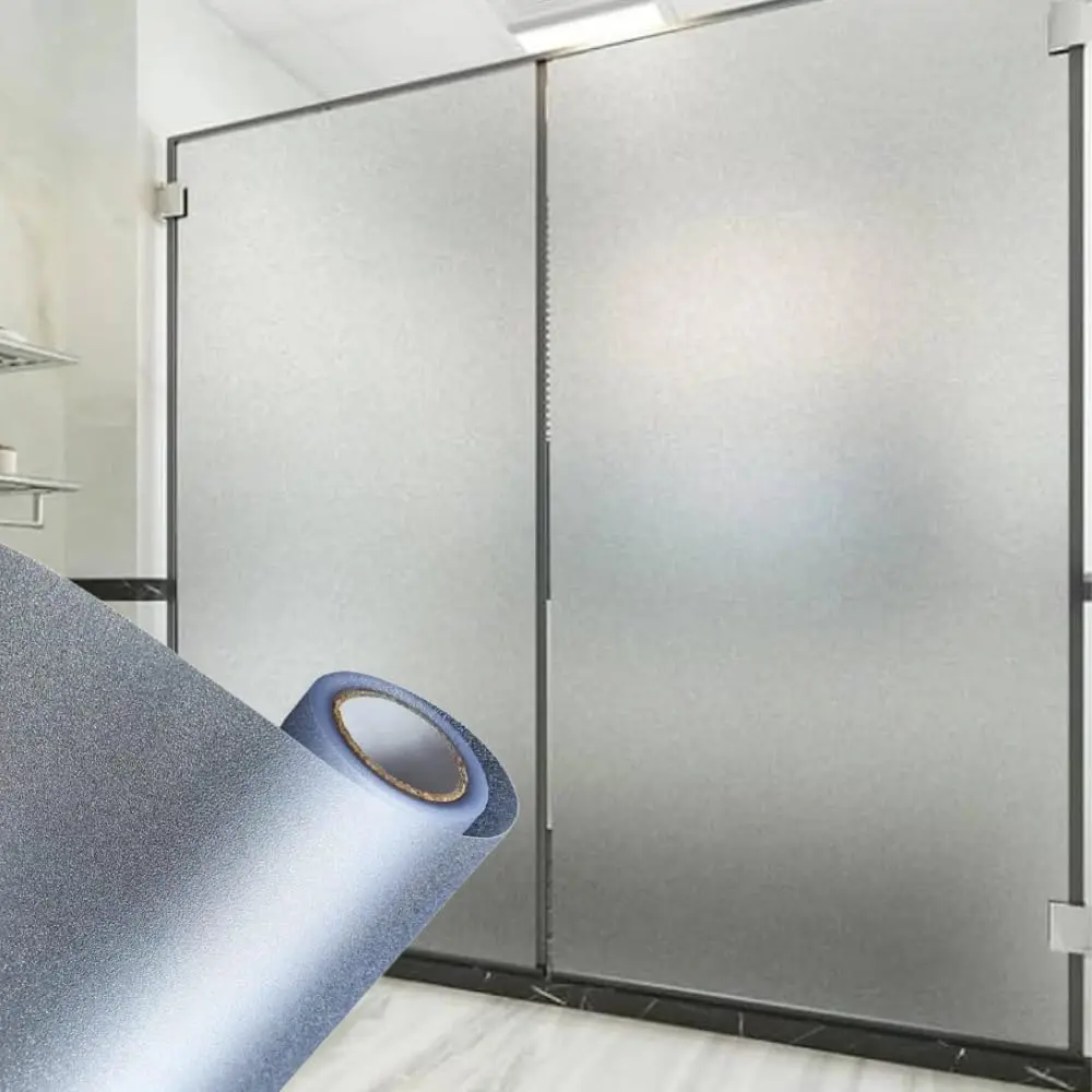 Película Adesiva Jateada Impermeável para Vidro 45cm x 5m – Adesivo Fosco de Privacidade para Janelas, Portas, Box - UpShop - 1
