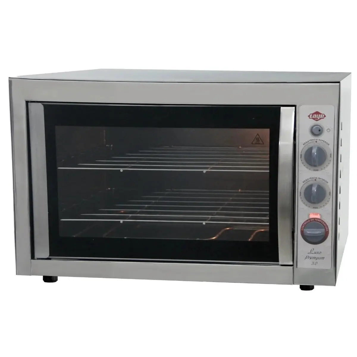 Forno Elétrico Luxo Premyum 2.4 (127v) | Gabinete interno com revestimento easy - clean e Visor iluminado.