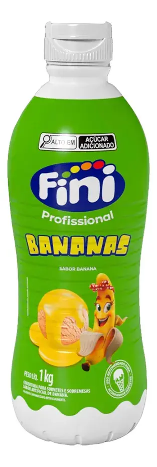 Calda De Sorvete Fini Sabor Banana 1kg