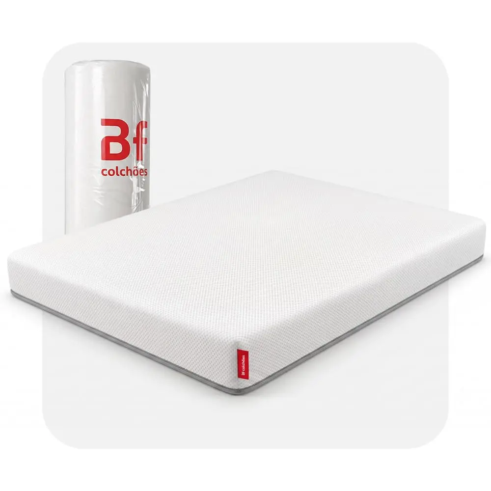 Colchão Casal de Espuma D33 a Vácuo 138x188cm BF Colchões