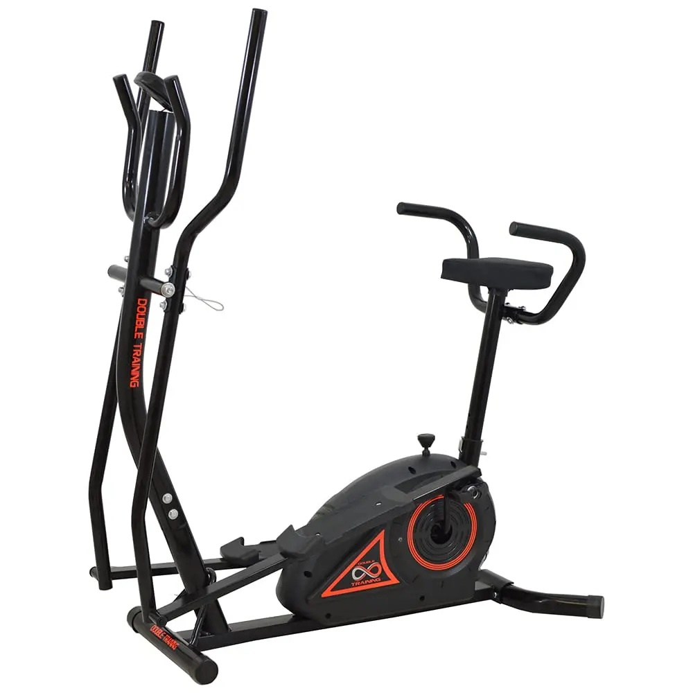 Poli Sports Elíptico Double Training Preto