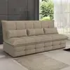 Sofá-Cama 2 Lugares Luizzi Monalisa Revestido em Tecido Boucle - 207cm de Largura - Capuccino - 1