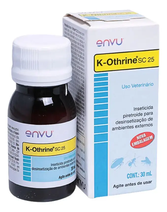 K-Othrine® SC 25 Inseticida 30mL – Contra Baratas, Formigas e Moscas